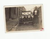 Photograph of one of the first cars in the Rhondda