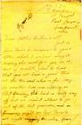Private John Llewellyn Job letter from Seaford