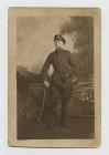 Photograph of Rifleman Albert Edward Rees, with...