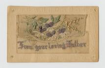 Christmas Card from William Hughes to family,...