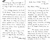 J Prosser Davies letter thanking Zoar chapel, 1918