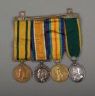 Medals belonging to Bryn Powell, trooper with...