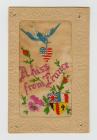 Card from William Hughes to family, front, ...