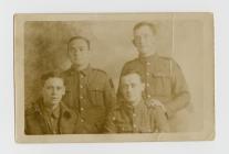 Sergeant Hiram Davies (top left) and three...