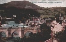 Llangollen. Bridge and Station