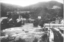 Llangollen. River Dee