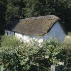 This farmhouse had a thatched roof 