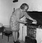 Baking bread on a bakestone