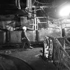 Cynheidre Colliery,coal drams at an underground...