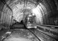 Hafodyrynys Colliery, electric locomotive at...