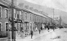 Station Terrace, Cwm's first major shopping...