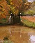 LLANGYNIDR DEPOT LOCK, MONMOUTH AND BRECON CANAL.