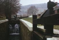 LLANGYNIDR DEPOT LOCK, MONMOUTH AND BRECON CANAL.
