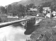 Llangollen. Canal at Pentrefelin