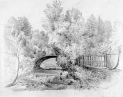 Sketch of Duffryn by one of the Bacon Sisters,...