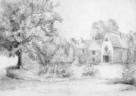 Sketch of Duffryn by one of the Bacon Sisters,...