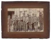 Somerset miners, brought to Abertillery to work...