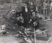 Air raid shelter, Swansea, 1941