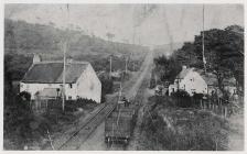 View of the railway incline at Briton Ferry