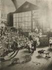 Children playing at a school in Merthyr Tydfil,...