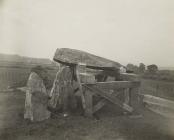 Pentre Ifan, Stone Age tomb, 1936