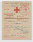 Red Cross Identity Certificate of medical...