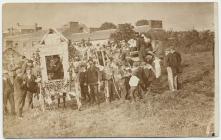 Judging at the Castle Field, Narberth carnival,...