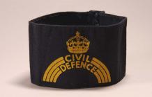 Civil Defence armband worn during the Second...