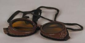 Sand goggles used in the Western Desert during...