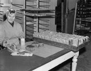 Making Eccles cakes at the Arran factory in...