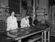 A tyre factory, north Wales, 1957