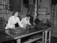 A tyre factory, north Wales, 1957