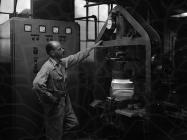 A tyre factory, north Wales, 1957