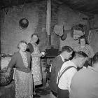 Shearing for the last time at Capel Celyn, July...