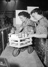 Women workers at the Lines Bros. toy factory,...