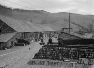 Quarrymen at Aberllefenni Slate Quarry, 18...