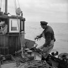 Lobster fishing at Aber-soch, 5 July 1956