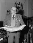 The salmon presented to Wilfred Pickles who...