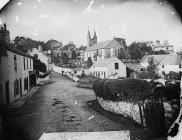 A view of Betws-yn-Rhos from the Llanfair road,...