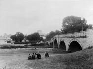 St Asaph bridge with the cathedral in the...