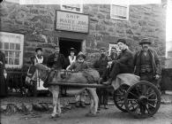 Glyn Davies, Aberdaron, outside the Ship public...