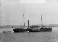 Surveyor's ship, Aberdyfi, c. 1885