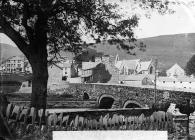 A view of Penmachno from the Machno Hotel, c. 1875