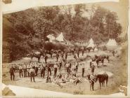 Lancers camp, Llanfair Talhaearn, during the...