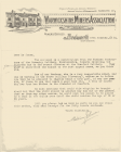 Letter from the Warwickshire Miners'...