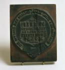 Stamp used by Daniel Owen in his tailor shop,...