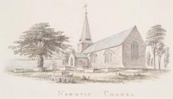 'Nercwys Chapel' by Moses Griffith, c...