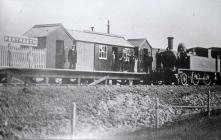Pentraeth Railway Station, Anglesey, early 20th...