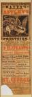Victorian circus poster from Presteigne, 31...