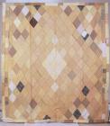 Patchwork quilt made from wool flannel, late...